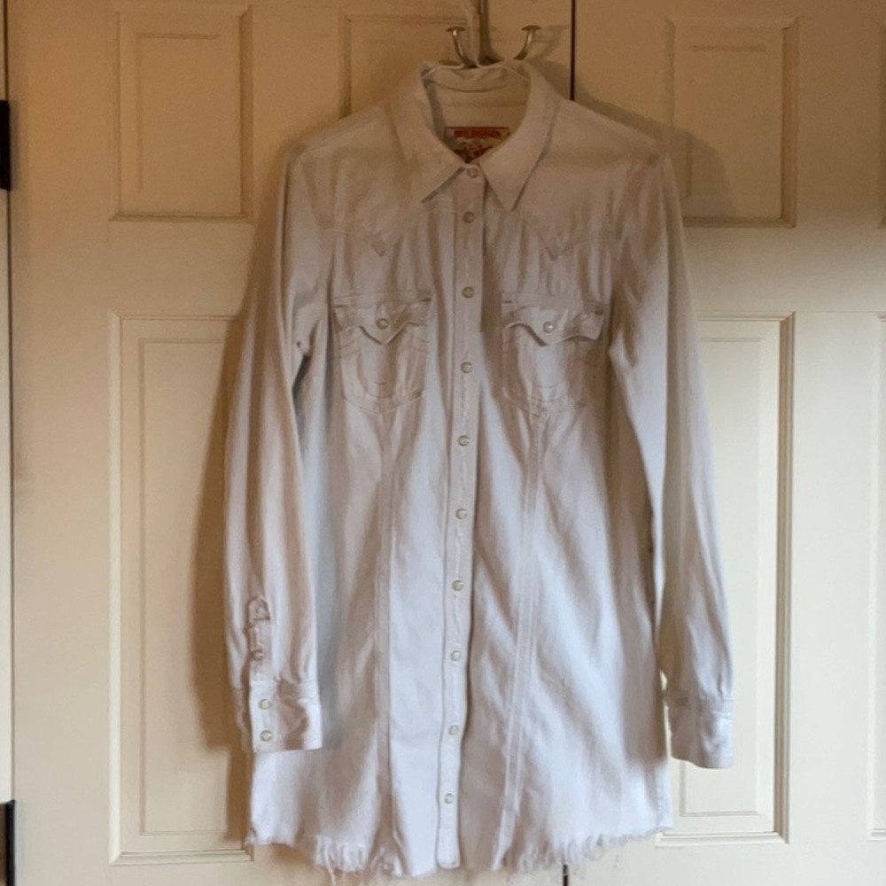 True Religion White Mini Dress